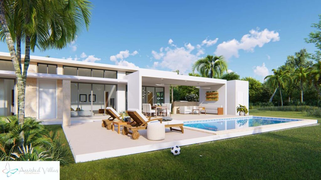 One of the Retirement villas for sale in Dominican Republic.