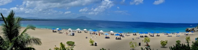 Dominican beach pano